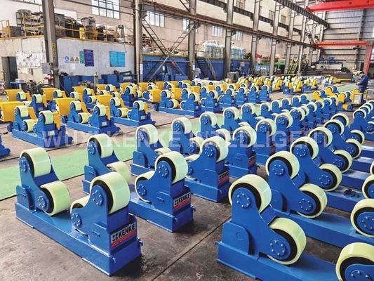 Posicionador de soldagem autoalinhável com faixa de velocidade de 100-1000mm/min, capacidade de carga de 40t e velocidade do rolo de 6-60m/h