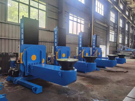L de 2 toneladas tipo linha central da máquina 3 do Positioner da soldadura que inclina o levantamento hidráulico de solda da tabela