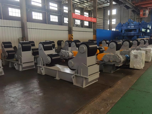 Fábrica de 100 Ton Self Aligned Welding Rotator que gerencie o rolo do plutônio