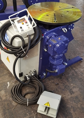 HBJ03 0,3 toneladas posicionador de soldagem motorizado 600 mm diâmetro da mesa de trabalho