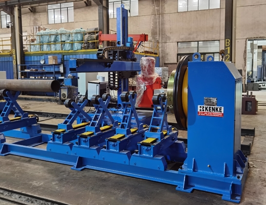 VFD TWB40 Posicionador de Soldadura de Tubo com 3 mandíbulas e dois rolos de suporte