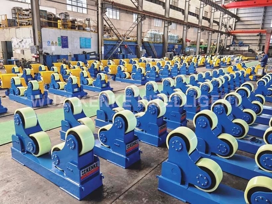 Tipo de alinhamento do auto do plutônio de 10 Ton Conventional Welding Rotator Roller para o cilindro circular