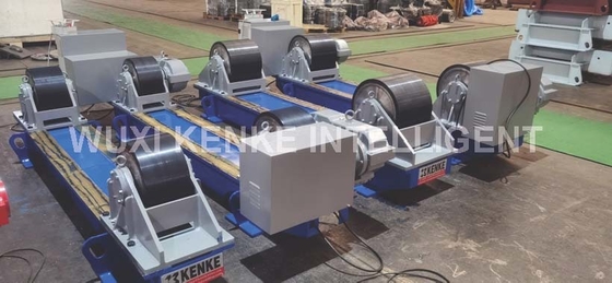 Tipo fixo de solda do parafuso do tanque do rolo do plutônio de 40 Ton Conventional Welding Rotator Machine