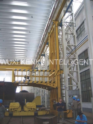 Manipulador da máquina de soldadura do crescimento da coluna da serra automático