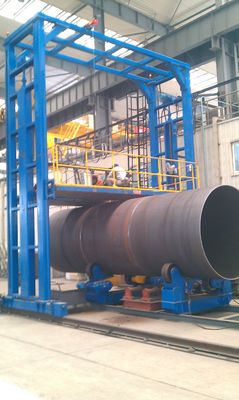 Rotador de soldadura auto-alinhado com capacidade de condução de 60 toneladas, velocidade de rolamento de 6-60 m/h e velocidade de rotador de 100-1000 mm/min para soldadura automatizada